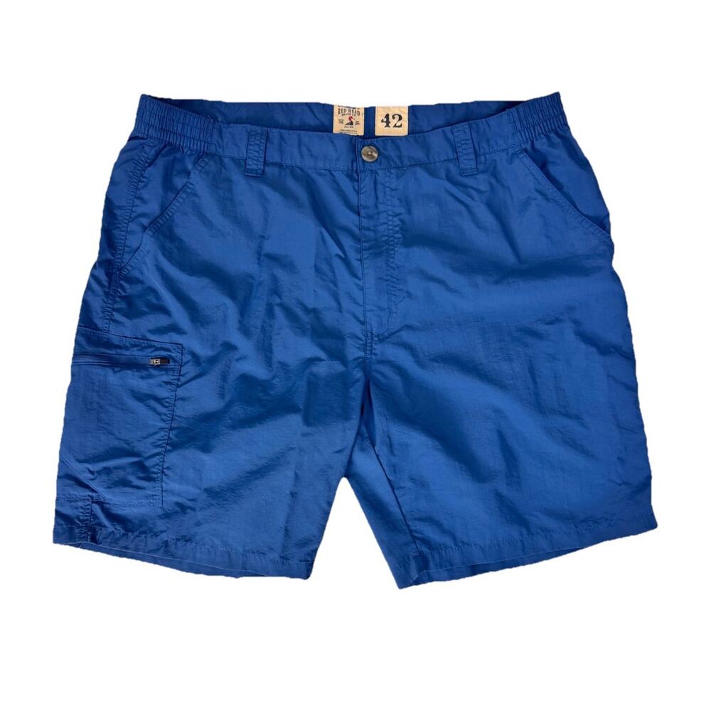 RedHead Brand Co Men’s Chino Shorts Size 42 Blue Flat Front Casual Outdoor